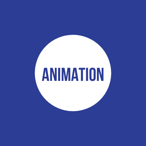 Take Animation class online icon.